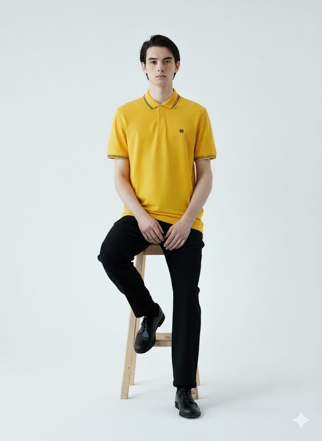 Monark Clothing Men's Signature Pique Polo