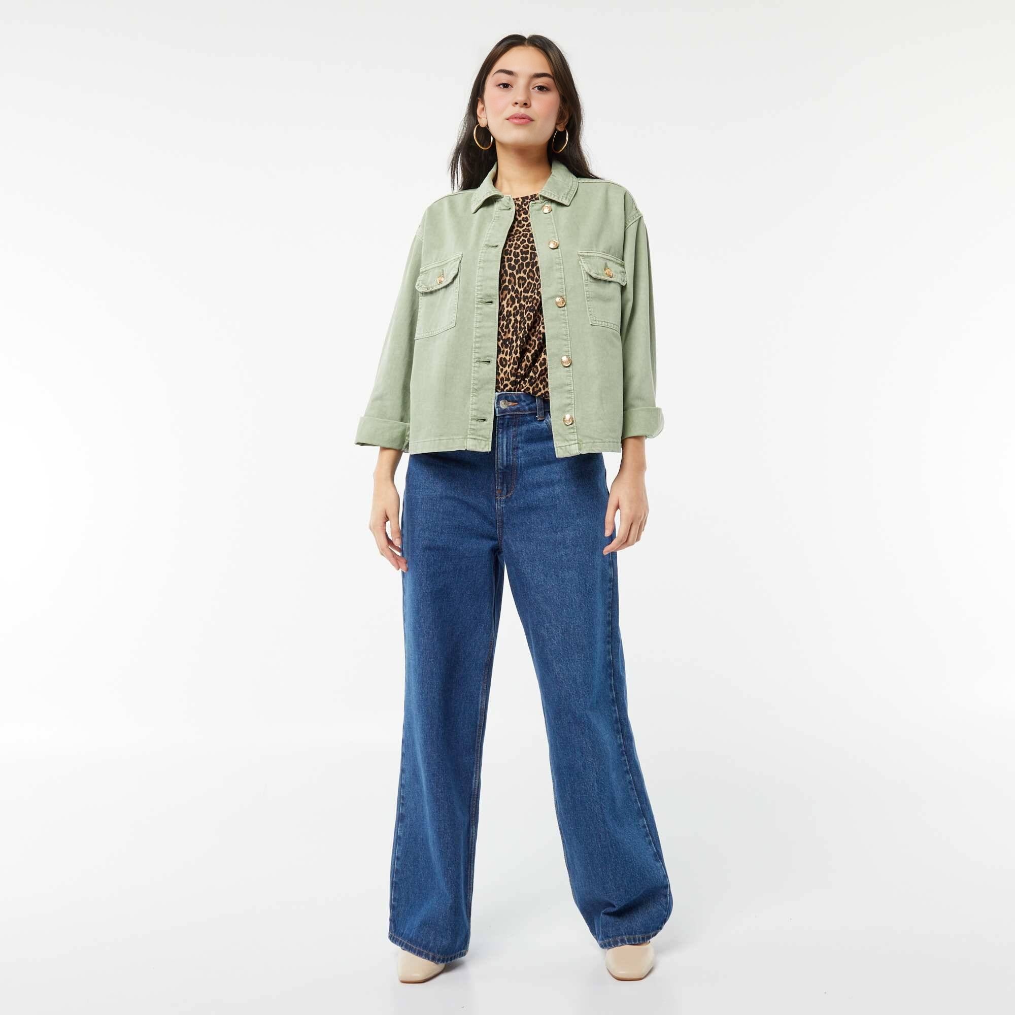 Sage Green Button-up Jacket
