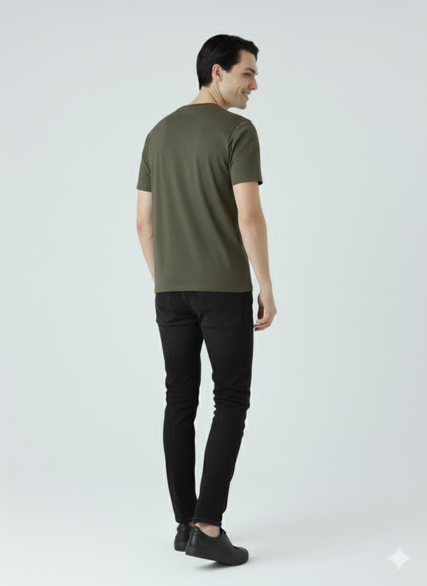 Grass Green Basic T-shirt