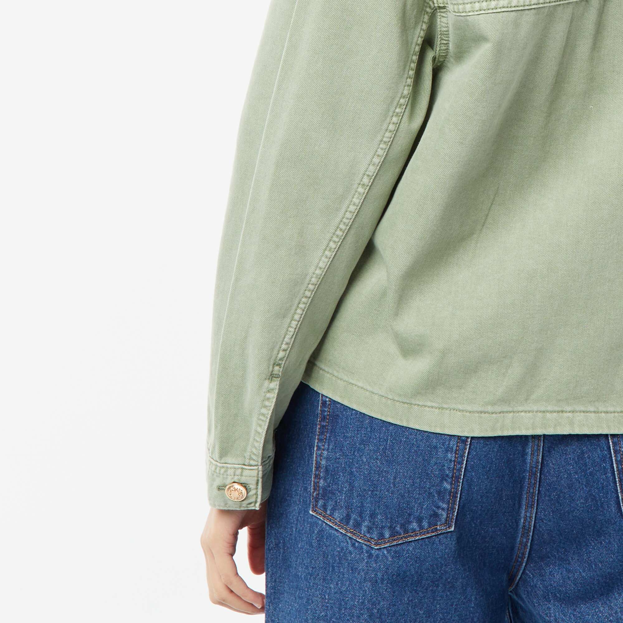 Sage Green Button-up Jacket