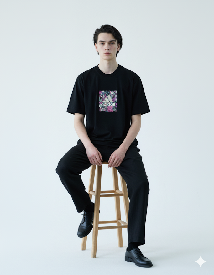 Graphic Print Adidas T-Shirt