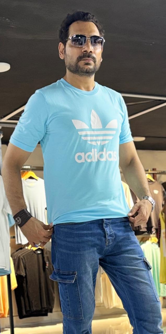 Addidas T-Shirt sky blue colour