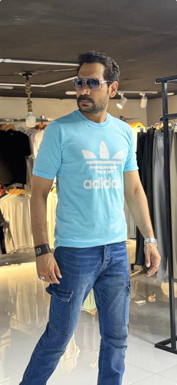 Addidas T-Shirt sky blue colour