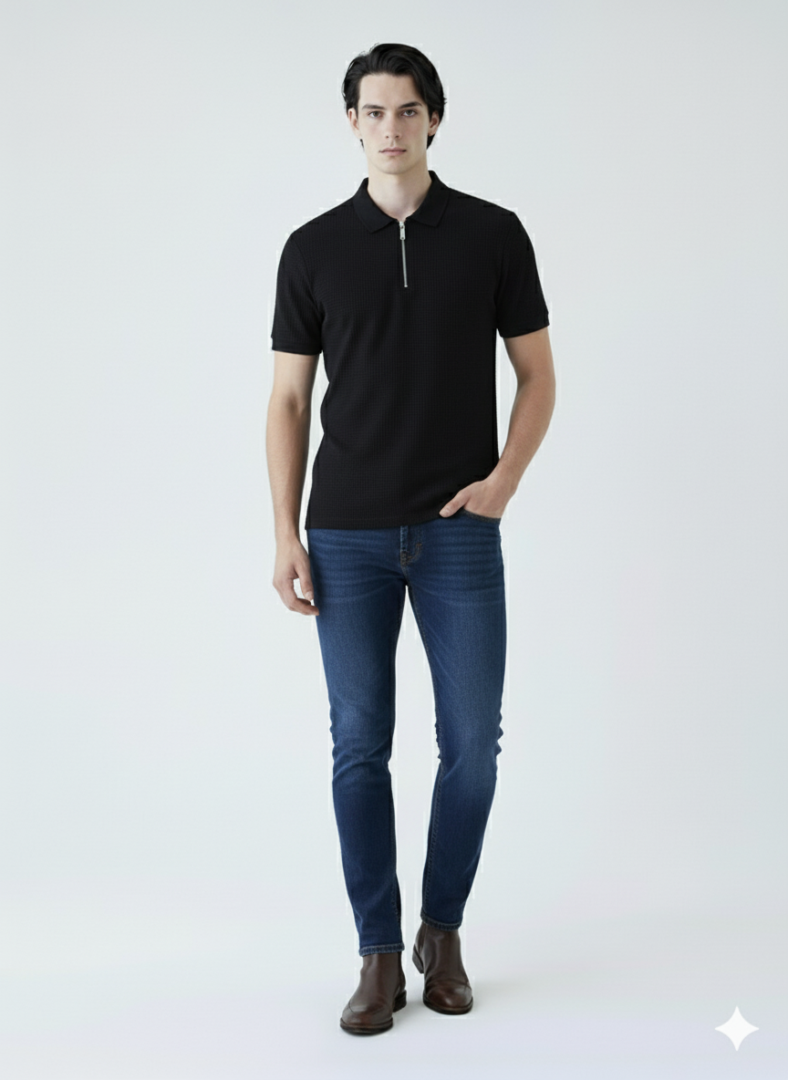Boohoo MAN knitted Polo